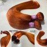 Hairporium Straight Ginger Colored Human Hair Bundles - 100% Virgin Human Hair, 28-30 Inch Bold 350 Shade Hairporium 6 - Hairpor