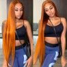 Hairporium Straight Ginger Colored Human Hair Bundles - 100% Virgin Human Hair, 28-30 Inch Bold 350 Shade Hairporium 3 - Hairpor