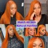 Hairporium Straight Ginger Colored Human Hair Bundles - 100% Virgin Human Hair, 28-30 Inch Bold 350 Shade Hairporium 4 - Hairpor