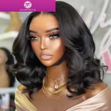 Body Wave Bob Wig – Brazilian Human Hair Middle Part Lace Front Wig for Natural Look Hairporium 1 - Hairporium 