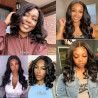 Body Wave Bob Wig – Brazilian Human Hair Middle Part Lace Front Wig for Natural Look Hairporium 3 - Hairporium 