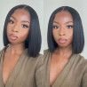 Hairporium Malaysian Straight Hair Bundles - 12A Grade 100% Raw Virgin Human Hair, Short Straight Extensions (1/3/4 PCS) Hairpor