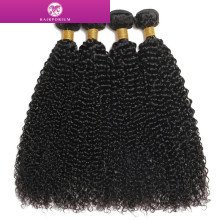 Hairporium Mongolian Kinky Curly Human Hair Bundles - 100% Unprocessed Virgin Hair Extensions, Jerry Curl Weave (1/3/4 PCS) Hair