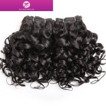 Hairporium Curly Human Hair Bundles - 6 Pieces 100% Human Hair Weave Extensions, Multiple Colors (1B/2/4/30/33/99J) Hairporium 6