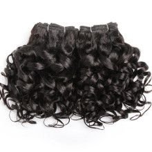 Hairporium Curly Human Hair Bundles - 6 Pieces 100% Human Hair Weave Extensions, Multiple Colours (1B/2/4/30/33/99J) Hairporium 