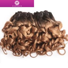 Hairporium Curly Human Hair Bundles - 6 Pieces 100% Human Hair Weave Extensions, Multiple Colors (1B/2/4/30/33/99J) Hairporium 1