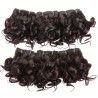 Hairporium Curly Human Hair Bundles - 6 Pieces 100% Human Hair Weave Extensions, Multiple Colours (1B/2/4/30/33/99J) Hairporium 