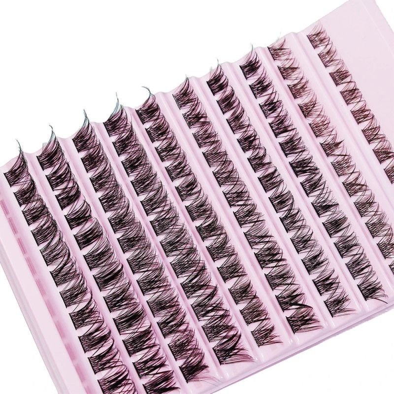 Hairporium 120pcs Wispy Cluster Lashes - 8-16mm D Curl Individual Lashes for Natural & Fluffy DIY Extensions Hairporium 2 - Hair