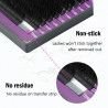 Hairporium 16 Rows Classic Individual Eyelash Extension Lashes - Matte Black, Soft & Natural for Professional Use Hairporium 2 -