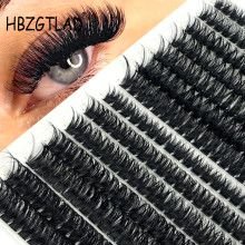 Hairporium 30D/40D/60D/80D Mixed Tray Individual Lashes - 3D Russian Volume Soft Mink Lash Clusters for Natural Look Hairporium 