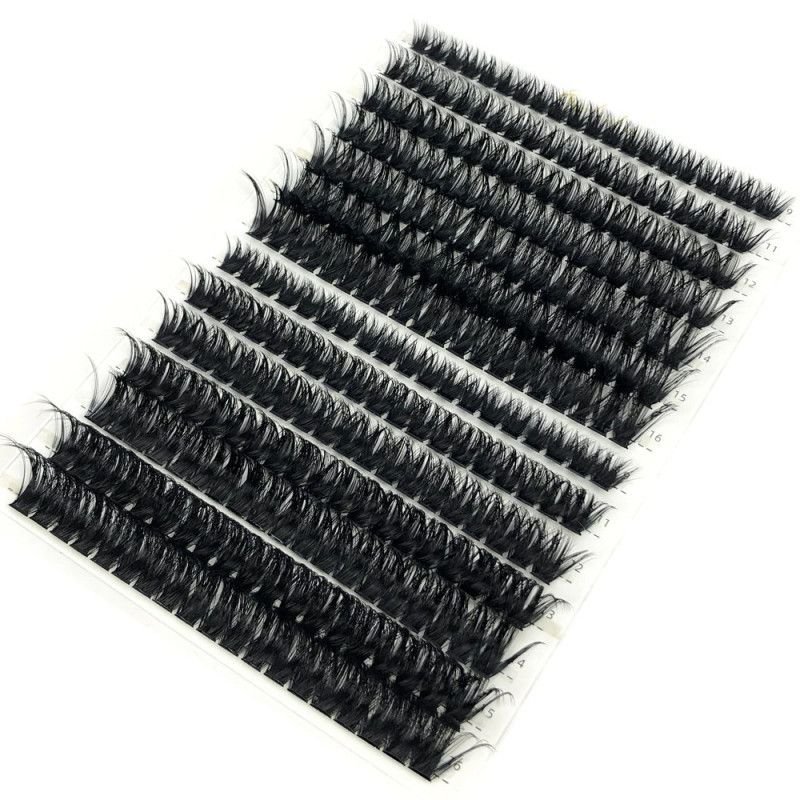 Hairporium 30D/40D/60D/80D Mixed Tray Individual Lashes - 3D Russian Volume Soft Mink Lash Clusters for Natural Look Hairporium 