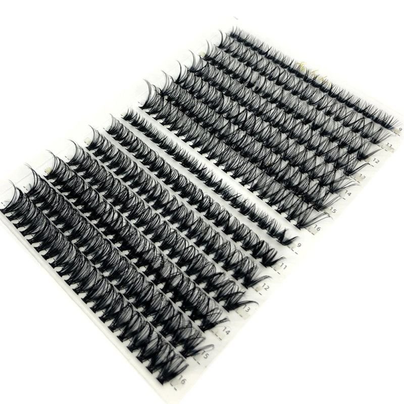 Hairporium 30D/40D/60D/80D Mixed Tray Individual Lashes - 3D Russian Volume Soft Mink Lash Clusters for Natural Look Hairporium 