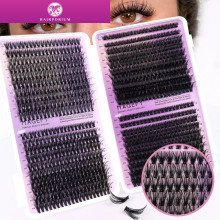 Hairporium DIY Lash Extensions Kit - 800pcs Lash Clusters (80D/100D), Wispy Individual Lashes 9-18mm Mix Hairporium 5 - Hairpori