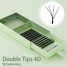 Hairporium DIY W Shape Eyelash Extensions - Natural Soft Premade Fan Lashes (3D to 8D), for Effortless Volume & Bloom Hairporium