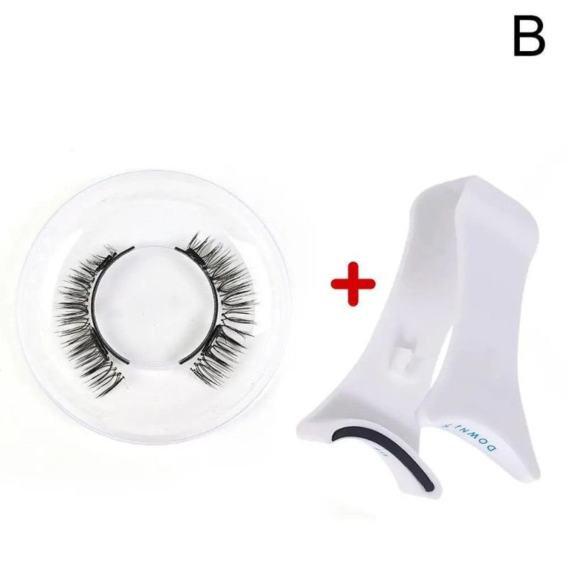 Hairporium Magnetic Eyelashes - Handmade 3D Natural Reusable Magnetic False Lashes with Tweezers Set Hairporium 9 - Hairporium 