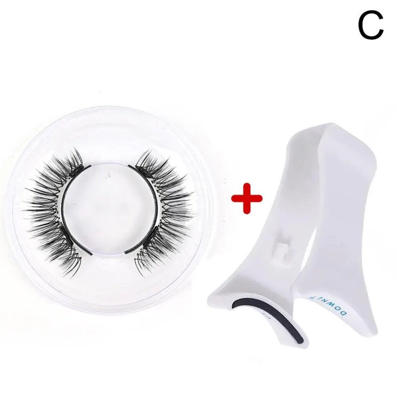 Hairporium Magnetic Eyelashes - Handmade 3D Natural Reusable Magnetic False Lashes with Tweezers Set Hairporium 10 - Hairporium 