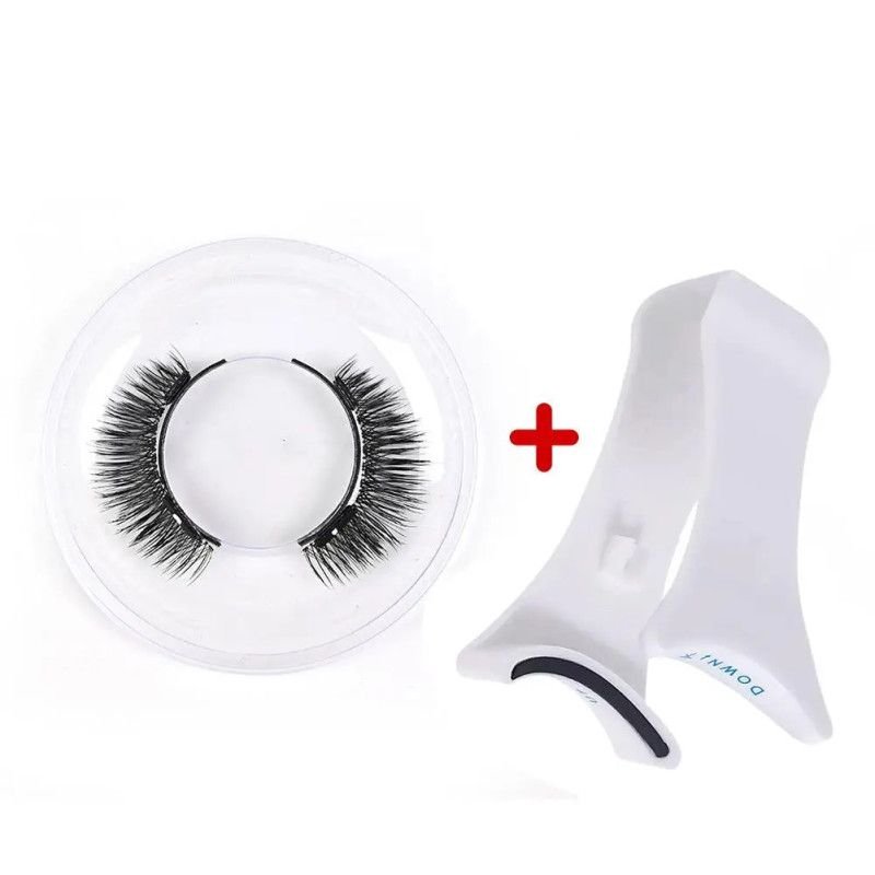 Hairporium Magnetic Eyelashes - Handmade 3D Natural Reusable Magnetic False Lashes with Tweezers Set Hairporium 9 - Hairporium 