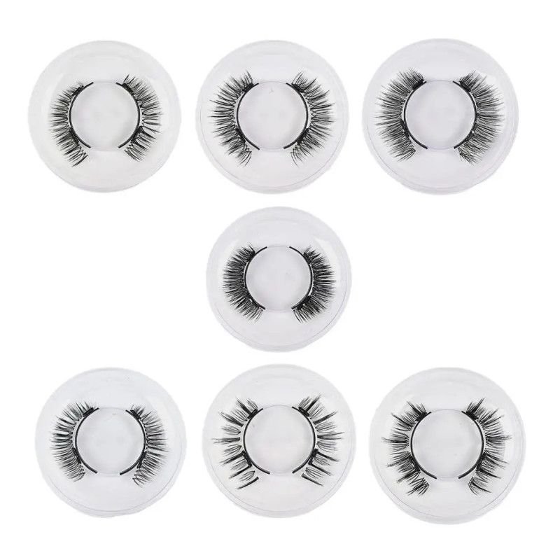 Hairporium Magnetic Eyelashes - Handmade 3D Natural Reusable Magnetic False Lashes with Tweezers Set Hairporium 9 - Hairporium 