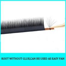 Hairporium False Eyelash Extensions - Natural Soft Auto Fan Bloom Faux Mink Lashes, Easy Fanning & Magnetic Application Hairpori