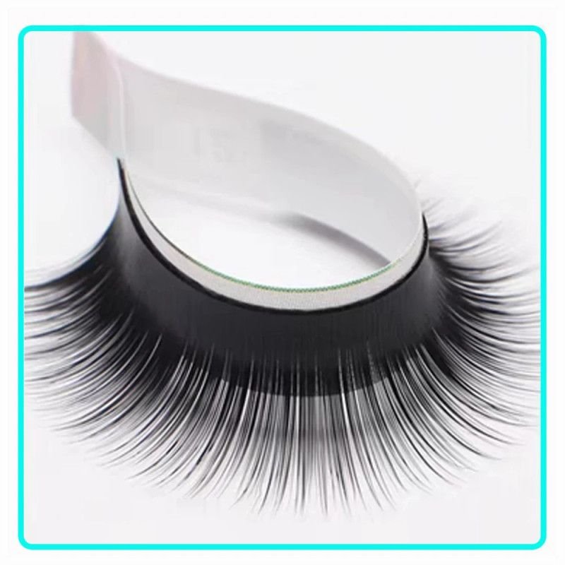 Hairporium False Eyelash Extensions - Natural Soft Auto Fan Bloom Faux Mink Lashes, Easy Fanning & Magnetic Application Hairpori