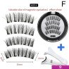 Hairporium 3D Magnetic False Eyelashes - Reusable Magnet Lashes with Applicator, 2 Pairs/Box Hairporium 2 - Hairporium 