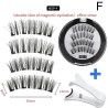 Hairporium 3D Magnetic False Eyelashes - Reusable Magnet Lashes with Applicator, 2 Pairs/Box Hairporium 2 - Hairporium 