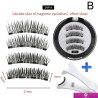 Hairporium 3D Magnetic False Eyelashes - Reusable Magnet Lashes with Applicator, 2 Pairs/Box Hairporium 4 - Hairporium 