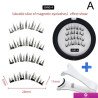 Hairporium 3D Magnetic False Eyelashes - Reusable Magnet Lashes with Applicator, 2 Pairs/Box Hairporium 7 - Hairporium 