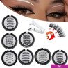 Hairporium 3D Magnetic False Eyelashes - Reusable Magnet Lashes with Applicator, 2 Pairs/Box Hairporium 8 - Hairporium 