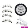 Hairporium 3D Magnetic False Eyelashes - Reusable Magnet Lashes with Applicator, 2 Pairs/Box Hairporium 10 - Hairporium 