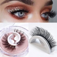 Hairporium 3D Magnetic False Eyelashes - Reusable, Waterproof, Natural & Long-Lasting Lash Extensions with Applicator Tool Hairp