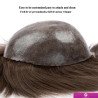 Hairporium Men’s Capillary Prosthesis - 0.12-0.14mm Injection Skin Toupee, Men’s Wigs with 100% Human Hair System Hairporium 19 