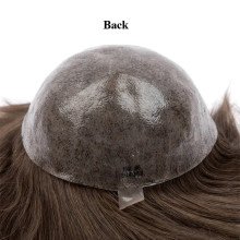 Hairporium Men’s Capillary Prosthesis - 0.12-0.14mm Injection Skin Toupee, Men’s Wigs with 100% Human Hair System Hairporium 20 