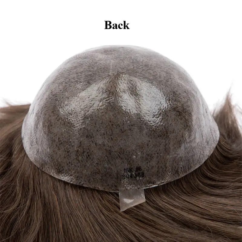 Hairporium Men’s Capillary Prosthesis - 0.12-0.14mm Injection Skin Toupee, Men’s Wigs with 100% Human Hair System Hairporium 1 -