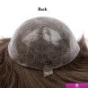 Hairporium Men’s Capillary Prosthesis - 0.12-0.14mm Injection Skin Toupee, Men’s Wigs with 100% Human Hair System Hairporium 20 