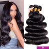 Hairporium Brazilian Body Wave Bundles - 12A 100% Unprocessed Virgin Human Hair, 3 Natural Black Weave Bundles Hairporium 9 - Ha