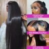 Hairporium Brazilian Straight Lace Front Wig - 13x4 & 13x6 HD Transparent Human Hair, 5x5 Closure Wig for Women Hairporium 3 - H