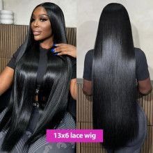 Hairporium Brazilian Straight Lace Front Wig - 13x4 & 13x6 HD Transparent Human Hair, 5x5 Closure Wig for Women Hairporium 4 - H