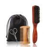 Hairporium Bristle Beard Brush Kit – Premium Wood Comb Set with Gift Bag for Hair & Beard Grooming Hairporium 1 - Hairporium 