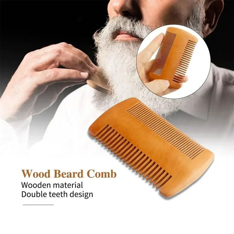 Hairporium Bristle Beard Brush Kit – Premium Wood Comb Set with Gift Bag for Hair & Beard Grooming Hairporium 1 - Hairporium 