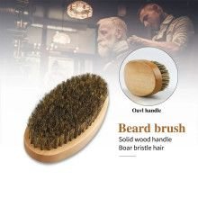 Hairporium Bristle Beard Brush Kit – Premium Wood Comb Set with Gift Bag for Hair & Beard Grooming Hairporium 15 - Hairporium 