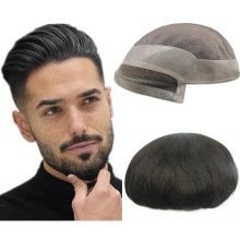 Hairporium Men's Wigs: Mono & NPU Human Hair Replacement Toupee System Hairporium 2 - Hairporium 