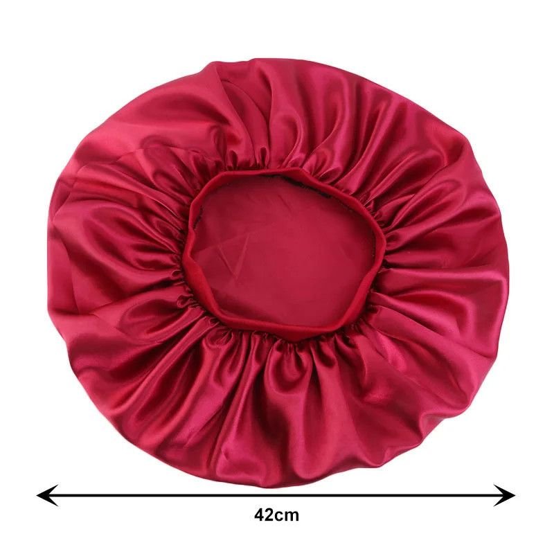 Hairporium Oversized Silky Satin Bonnet: Elegant Soft Night Cap for Women Hairporium 4 - Hairporium 