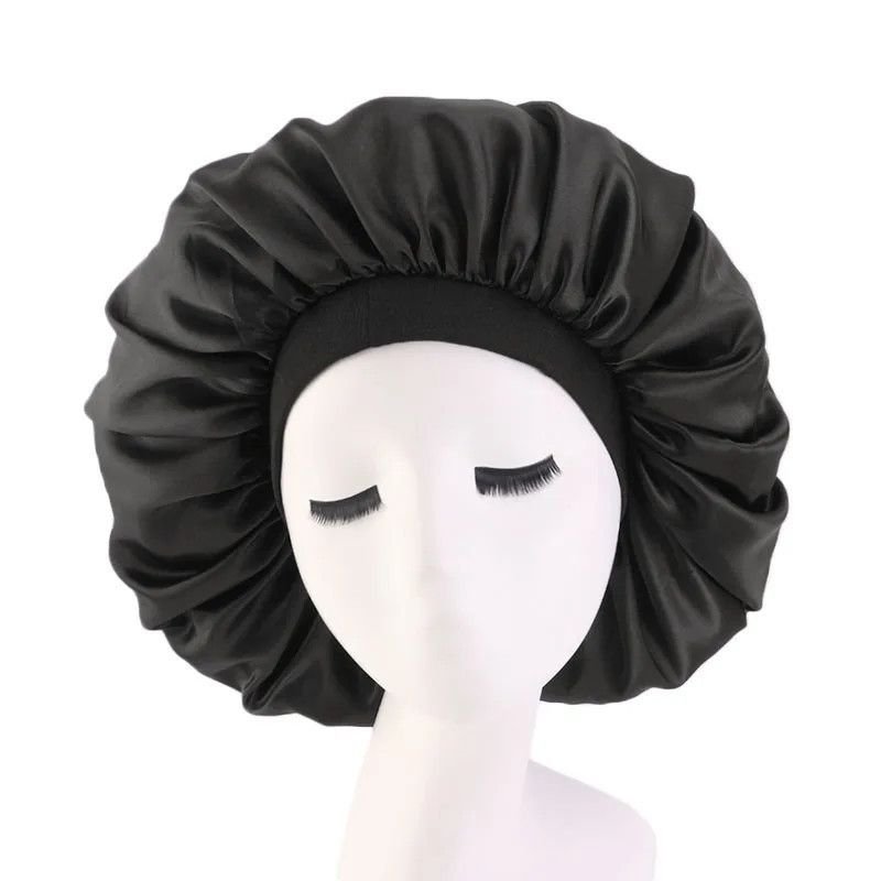 Hairporium Oversized Silky Satin Bonnet: Elegant Soft Night Cap for Women Hairporium 4 - Hairporium 