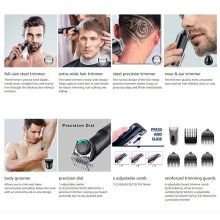 All-In-One Men's Grooming Kit: Electric Hair & Beard Trimmer and Shaver Washable Hair Clipper [product.brand] 4 - Hairporium 