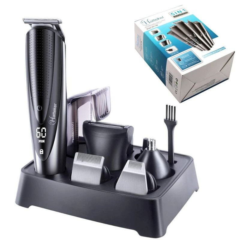 All-In-One Men's Grooming Kit: Electric Hair & Beard Trimmer and Shaver Washable Hair Clipper [product.brand] 1 - Hairporium 