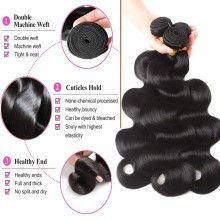 Hairporium 100% Unprocessed 12A Brazilian Body Wave Virgin Hair Bundles – Natural Black Weave Deals Hairporium 3 - Hairporium 