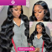 Hairporium HD Transparent Lace Front Wig - 13x6 Body Wave Human Hair, Pre-Plucked, 30-40 Inches for Women Hairporium 2 - Hairpor