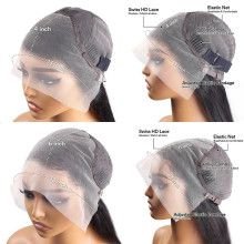 Hairporium HD Transparent Lace Front Wig - 13x6 Body Wave Human Hair, Pre-Plucked, 30-40 Inches for Women Hairporium 6 - Hairpor