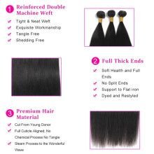 Hairporium 12A Brazilian Straight Virgin Hair Bundles – Luxurious 100% Natural Human Hair Extensions Hairporium 5 - Hairporium 